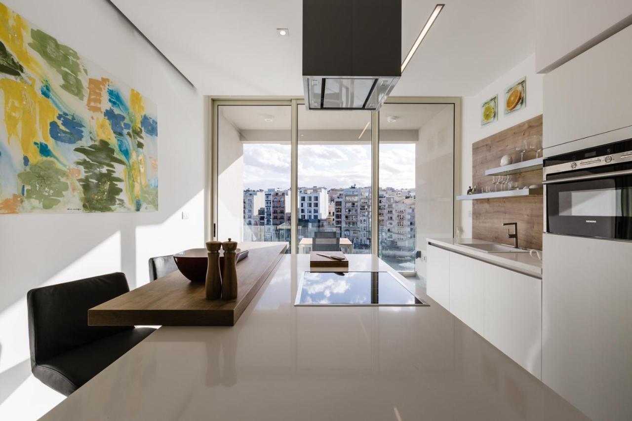 Saint Julian's Splendid Seaside Retreat On Spinola Bay 아파트 외부 사진