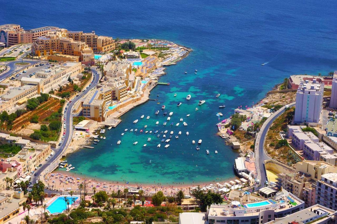 Saint Julian's Splendid Seaside Retreat On Spinola Bay 아파트 외부 사진