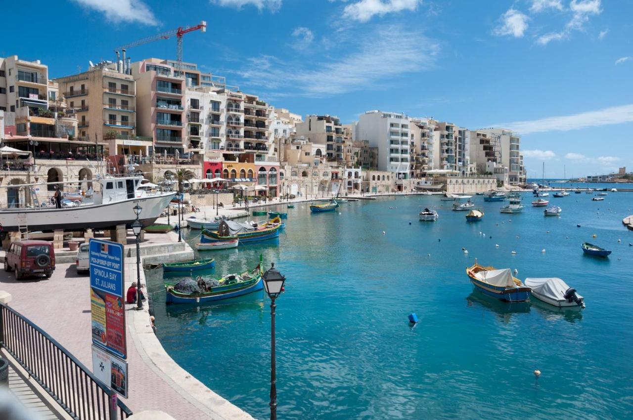 Saint Julian's Splendid Seaside Retreat On Spinola Bay 아파트 외부 사진